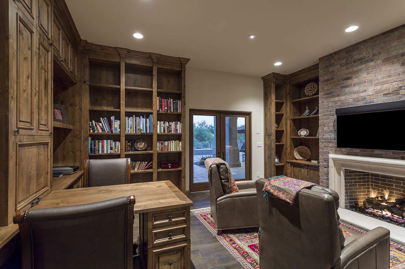 Custom wood interior